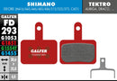 G1851 Advanced Brake Pads For Shimano Deore BR-C601