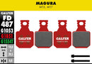 G1851 Advanced Brake Pads For Magura MT5