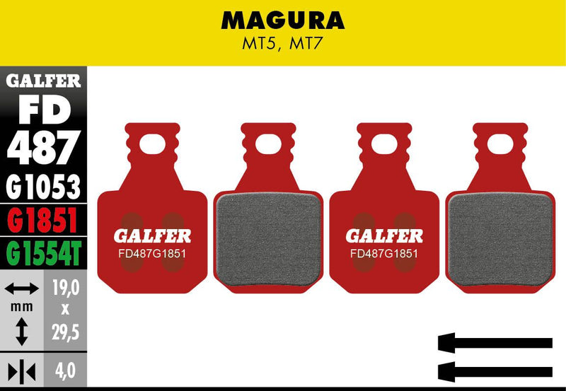 G1851 Advanced Brake Pads For Magura MT5