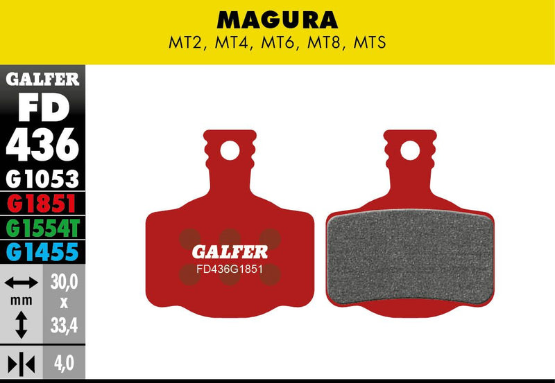 G1851 Advanced Brake Pads For Magura MT2