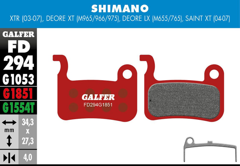 G1851 Advanced Brake Pads For Deore LX (M655)