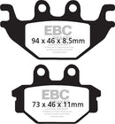 SFAC Carbon Series Scooter Brake Pads - 94.0 MM | Vendor No SFAC377