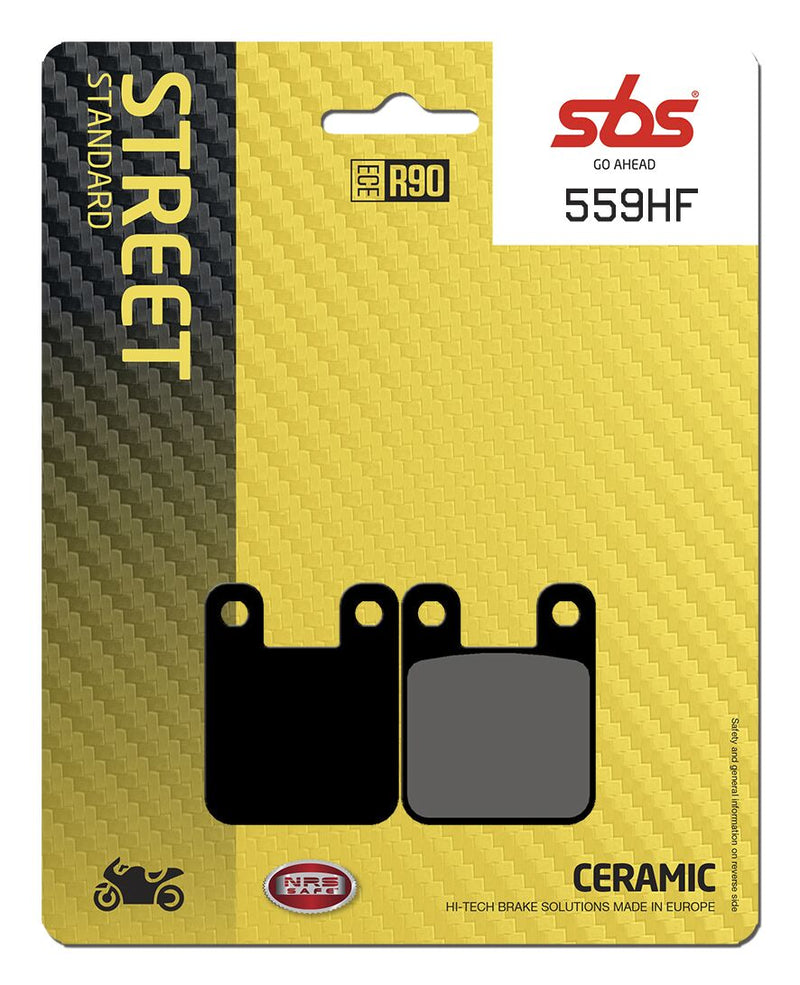 HF Street Ceramic Organic Brake Pads For Beta ALP 125 - 35.7 MM