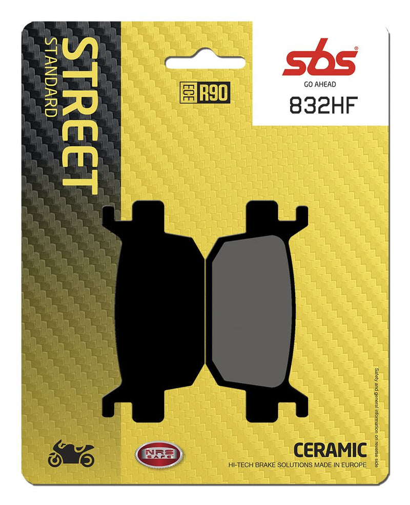 HF Street Ceramic Organic Brake Pads For Benelli 402 S ABS - 81.3 MM