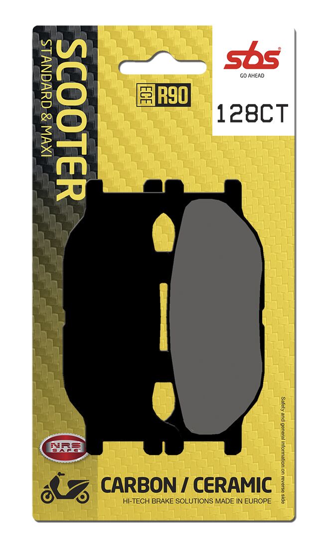 CT Scooter Carbon Tech Organic Brake Pads For Italjet Jupiter 125