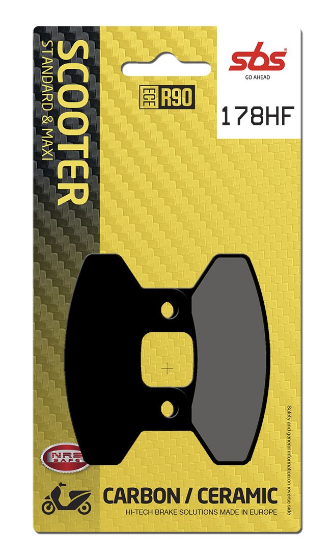 HF Street Ceramic Organic Brake Pads For SYM EURO-MX 125 - 70 MM