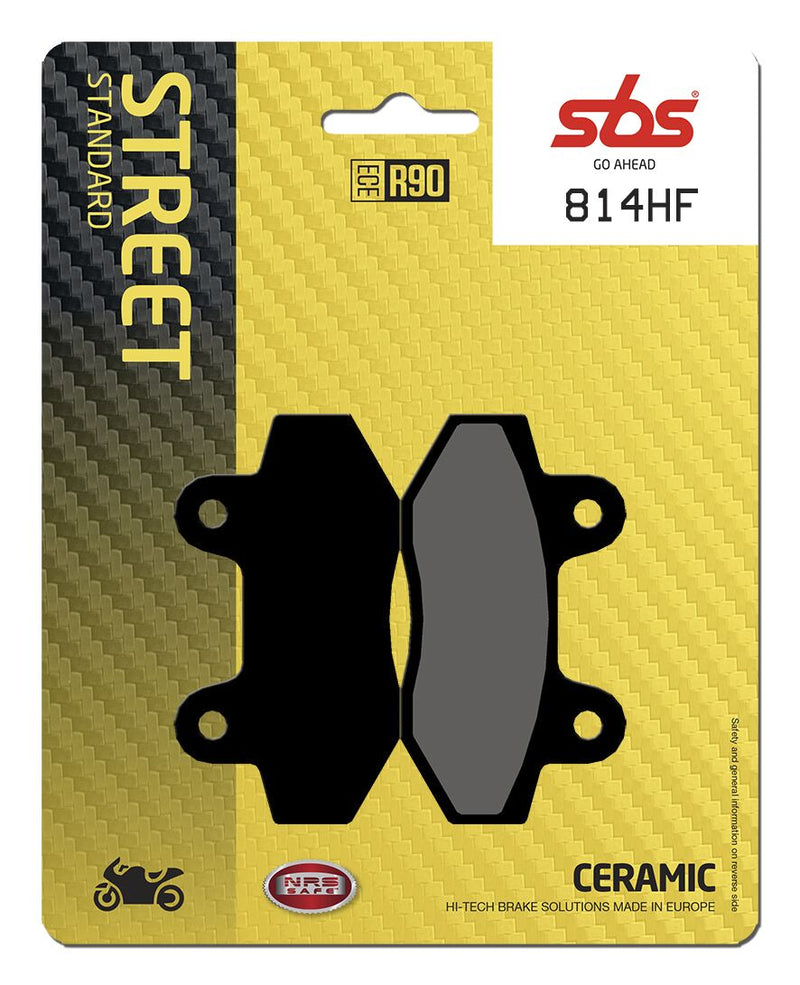 HF Street Ceramic Organic Brake Pads For Hyosung GT 125 - 76.9 MM