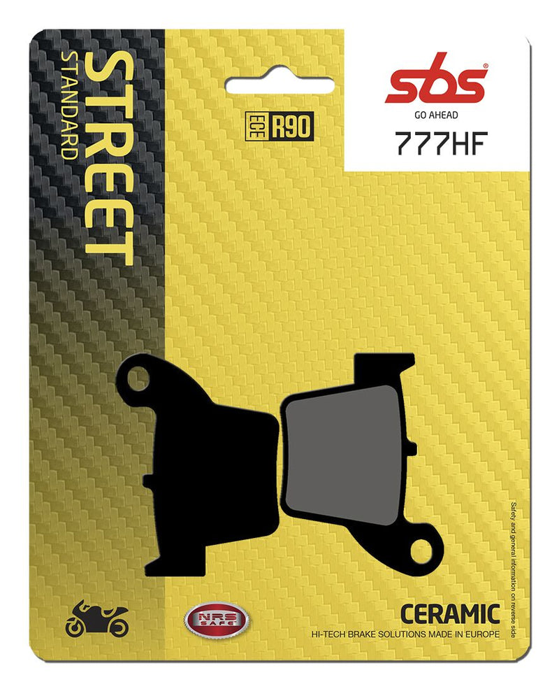 HF Street Ceramic Organic Brake Pads For Fantic XEF 125 - 59.70 MM