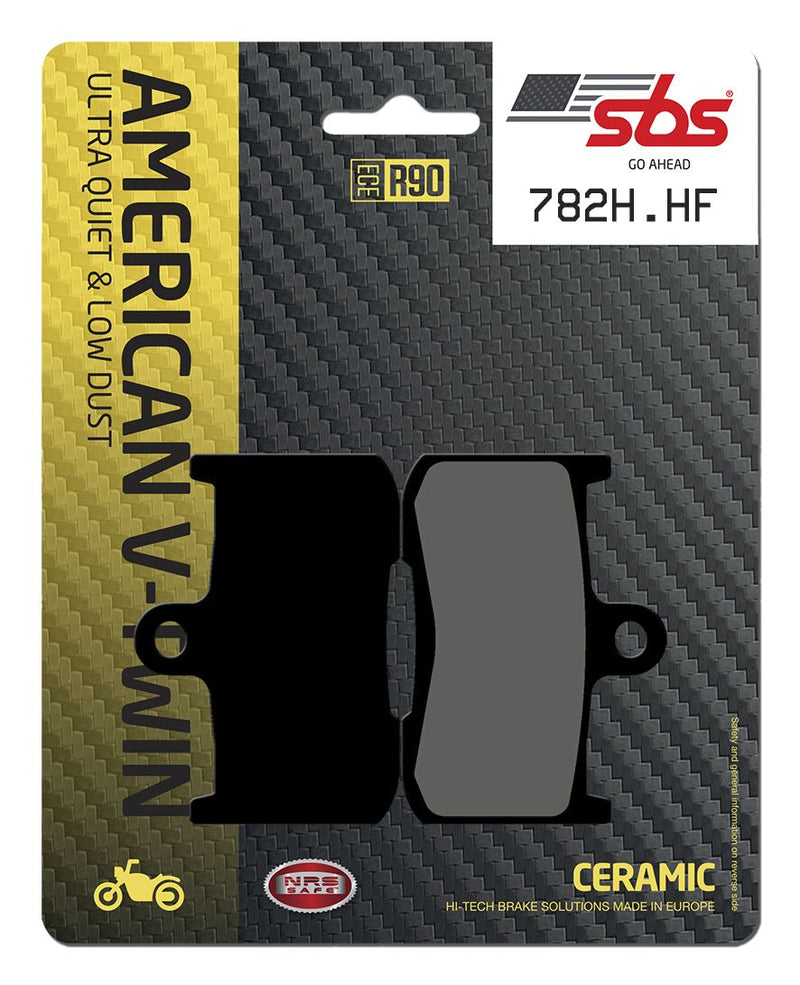HF Street Ceramic Organic Brake Pads For Indian CHIEF 111 ABS - 69.2 MM