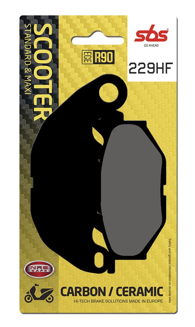 HF Street Ceramic Organic Brake Pads For Yamaha YP 125 R ABS
