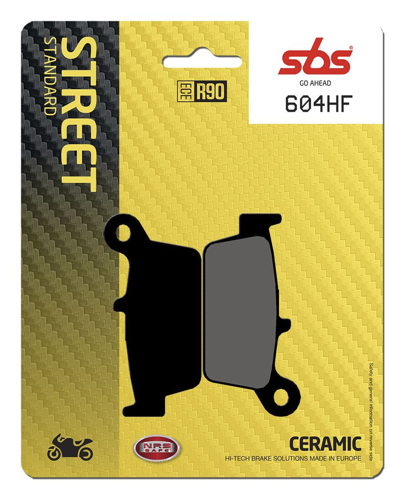 HF Street Ceramic Organic Brake Pads For CPI SAHEL 125 - 74.9 MM