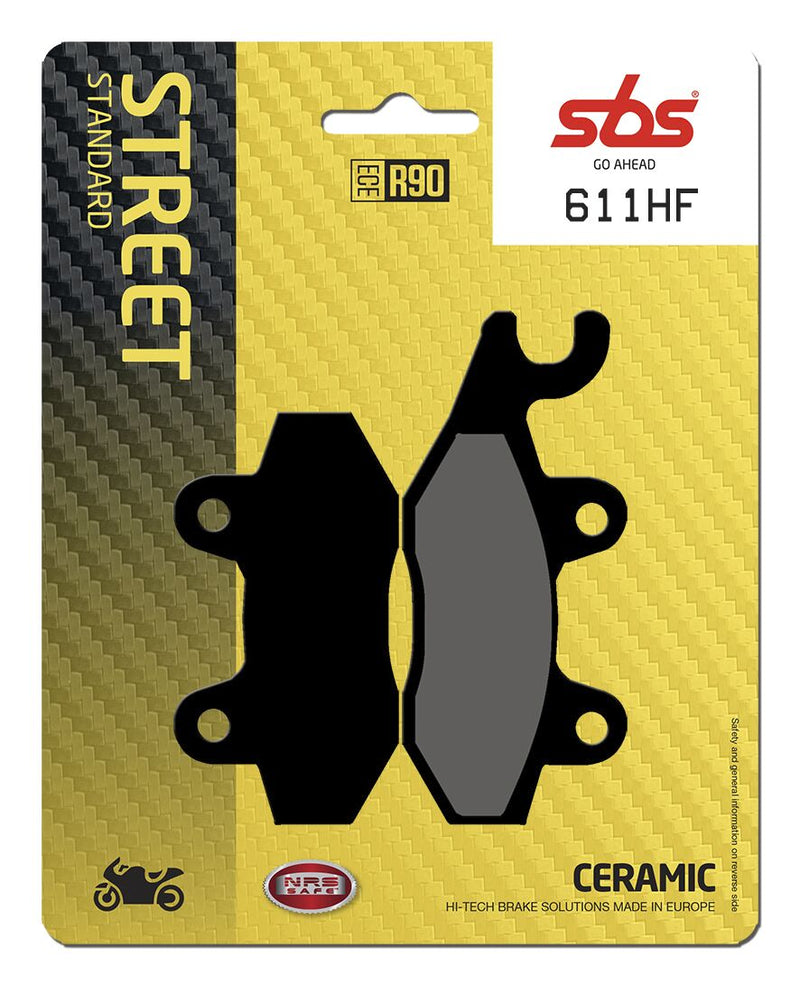 HF Street Ceramic Organic Brake Pads For Aprilia SX 125 ABS