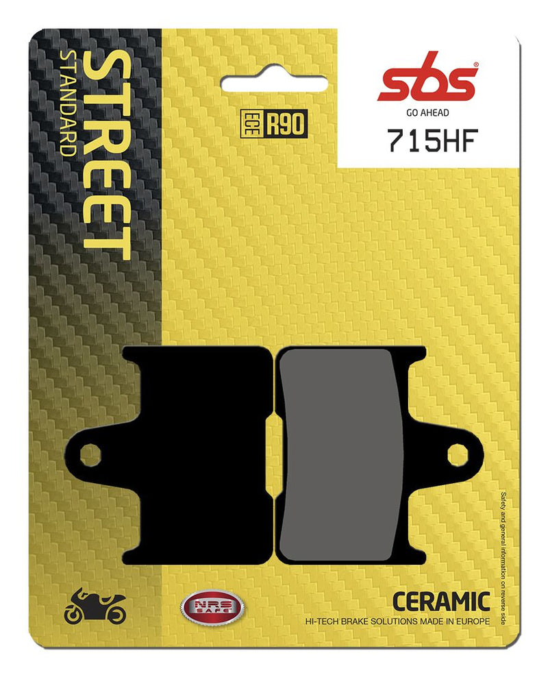 HF Street Ceramic Organic Brake Pads For Honda VT 750 C - 59.7 MM