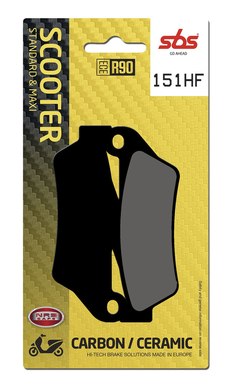 HF Street Ceramic Organic Brake Pads For Aprilia SRV 850 - 94.0 MM