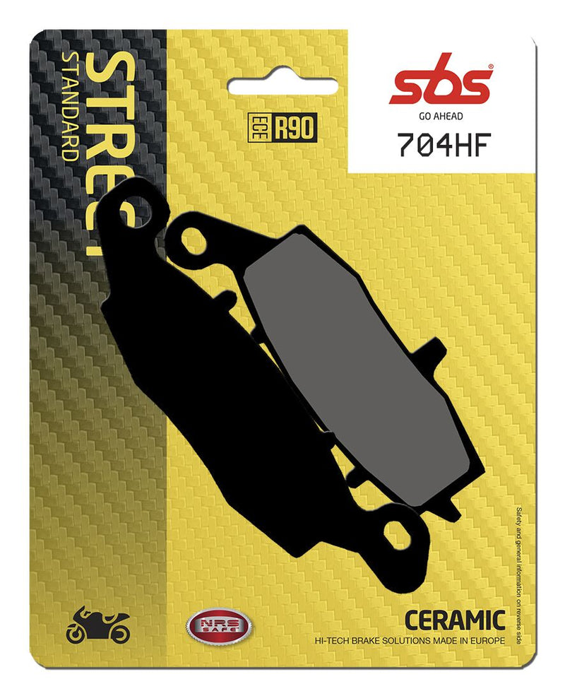 HF Street Ceramic Organic Brake Pads For Kawasaki ER-6F 650 ABS