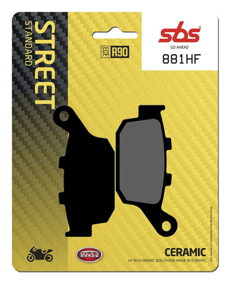 HF Street Ceramic Organic Brake Pads For Honda CB 500 F - 86.1 MM