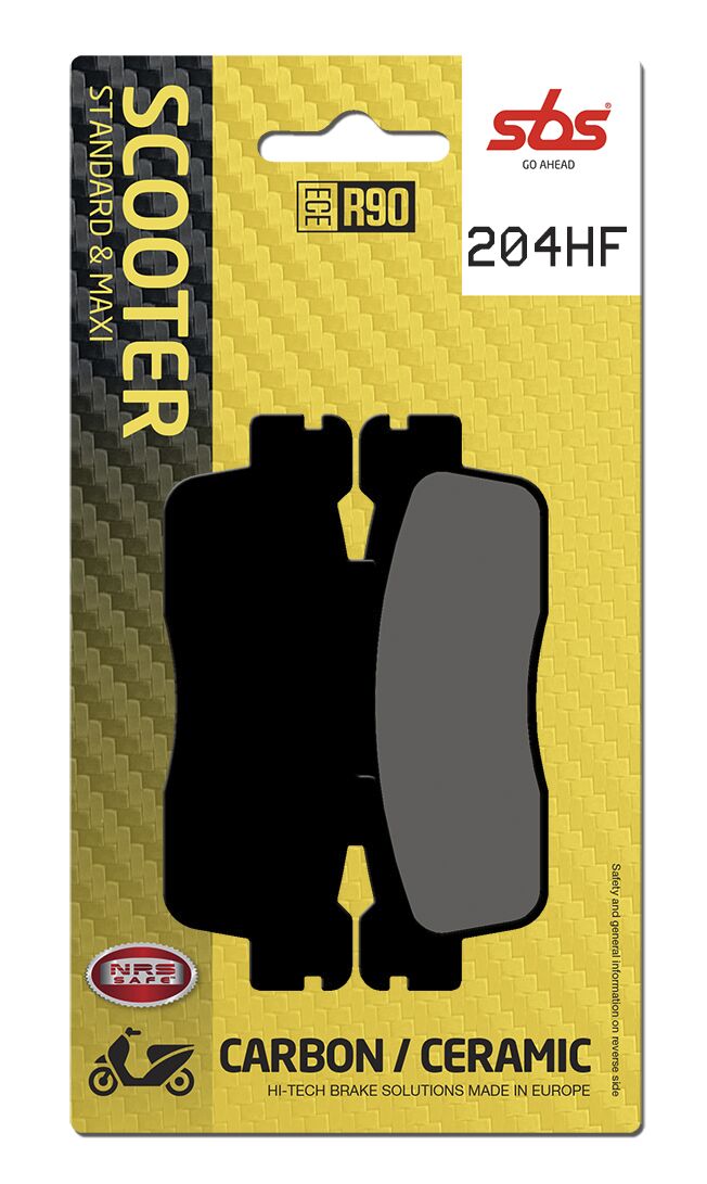 HF Street Ceramic Organic Brake Pads For Kawasaki J 125 ABS - 90 MM