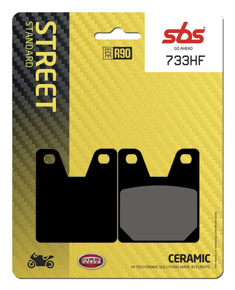 HF Street Ceramic Organic Brake Pads For Yamaha YZF-R1 1000 - 51.6 MM