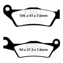 SFA Series Organic Scooter Brake Pads | Vendor No SFA732