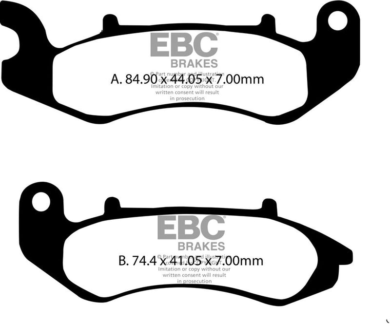 FA Series Organic Brake Pads | Vendor No FA707