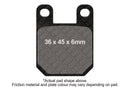 TT Sport Carbon Fusion Brake Pads - 36.0 MM | Vendor No FA115TT