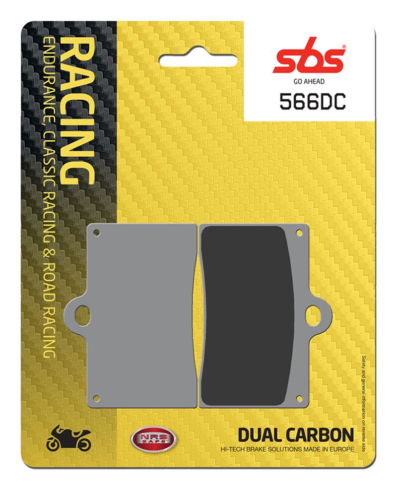 DC Racing Dual Carbon Brake Pads - 69.5 MM