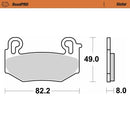 RoadPRO Sinder Brake Pad Front For BMW R 1300 GS ABS 2023-2025 - 49 MM