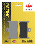 DC Racing Dual Carbon Brake Pads For KTM RC 250 ABS 2015 - 69.2 MM