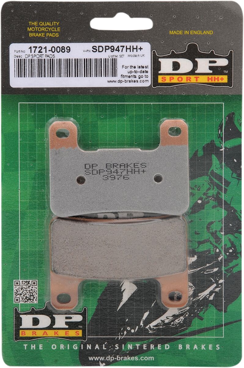 SDP Sport HH+ Sintered Brake Pads For Kawasaki H2 1000 SX ABS 2018-2025 - 71.6 MM