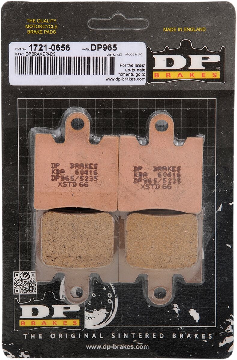 Standard DP Sintered Brake Pads For Yamaha FJR 1300 ABS 2005-2022 - 44.7 MM