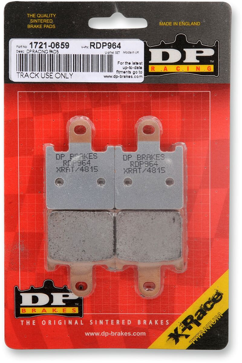 RDP X-Race Titanium Sintered Brake Pads For Kawasaki GTR 1400 2008-2011 - 37.7 MM