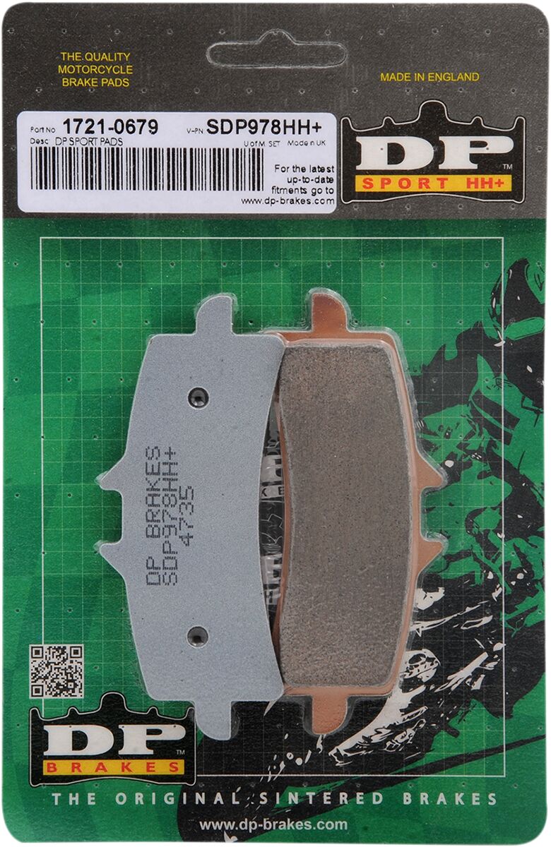 SDP Sport HH+ Sintered Brake Pads For Aprilia RSV4 1000 2009-2013 - 102.2 MM
