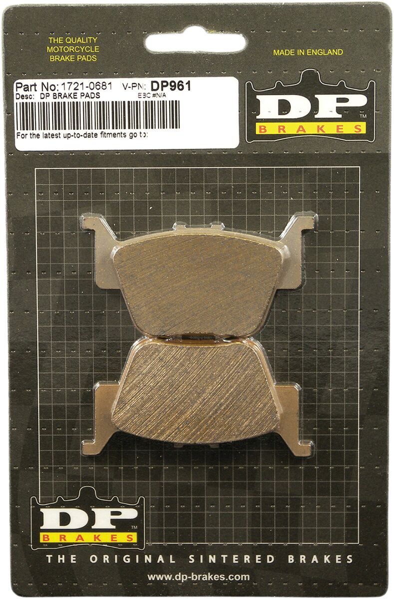 ATV/UTV Sintered Metal Brake Pads For Honda SXS 500 M2 4X4 2015-2023 - 75.3 MM