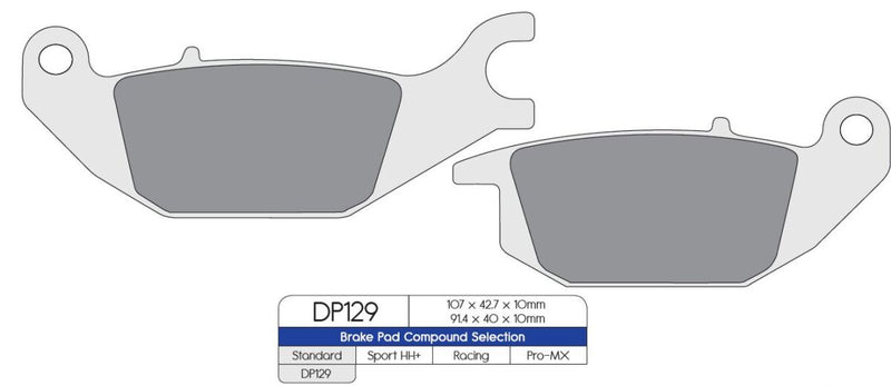 Standard Sintered Metal Brake Pads For CF Moto ST 125 2020-2024