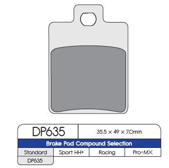 Standard Sintered Metal Brake Pads For Gilera D.N.A 50 2001
