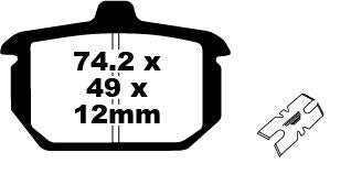 FA-HH Series Sindered Brake Pads | Vendor No FA078HH