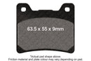EPFA Series Extreme Pro Sindered Brake Pads - 64 MM | Vendor No EPFA088HH