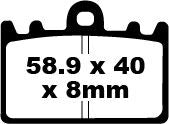 FA-HH Series Sindered Brake Pads | Vendor No FA180HH