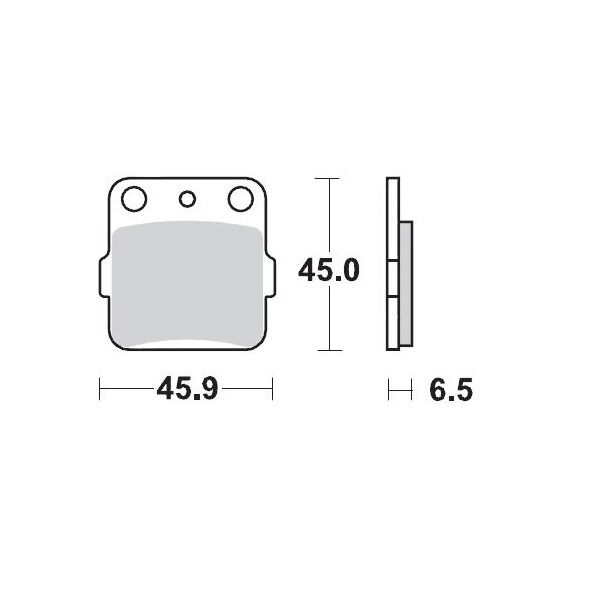 Racing Brake Pads Offroad For Honda CR 80 R