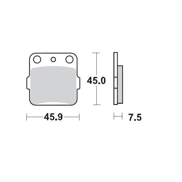 Racing Brake Pads Offroad For Arctic Cat (Textron) 400 2X4