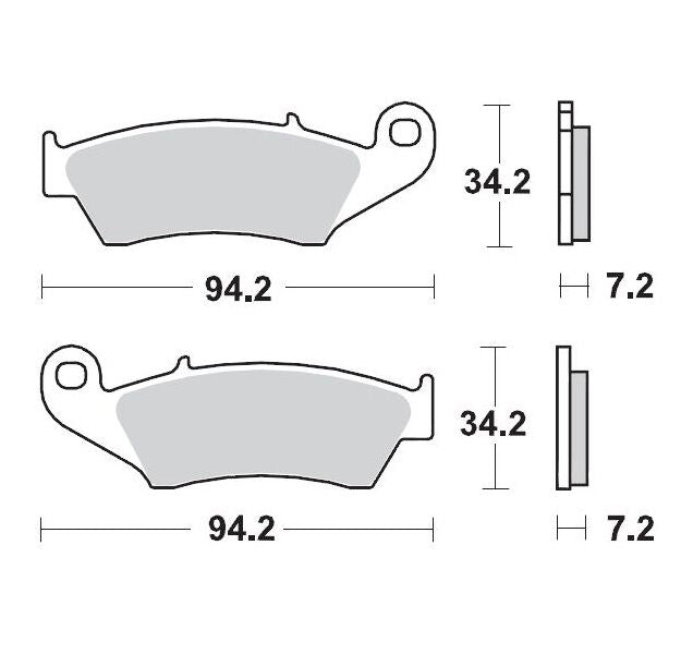 Racing Brake Pads Offroad For Aprilia MXV 450