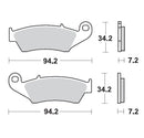 Racing GP SinterPRO Offroad Brake Pads For Aprilia MXV 450