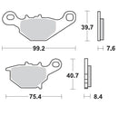 Racing Brake Pads Offroad For Suzuki RM 85