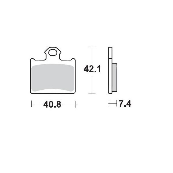 Racing Brake Pads Offroad For Husqvarna TC 85 19/16