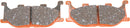 Semi-Sintered "V" Brake Pads | Vendor No FA199V