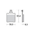 Racing Brake Pads Offroad For KTM SX 65 2000-2003
