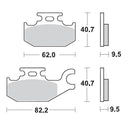 Racing Brake Pads ATV For Can AM (BRP) DS 650 2X4