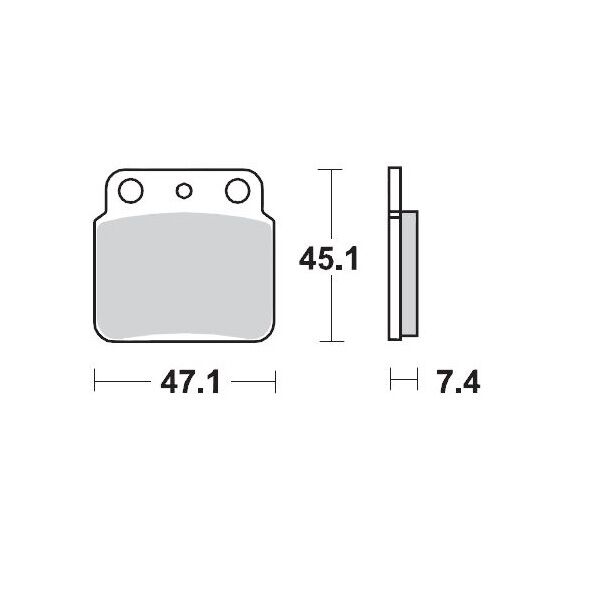 Racing Brake Pads ATV For Arctic Cat (Textron) 400 2X4