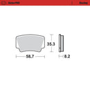 Racing Brake Pads ATV For KTM XC 450 ATV