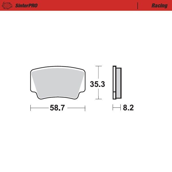 Racing Brake Pads ATV For KTM XC 450 ATV